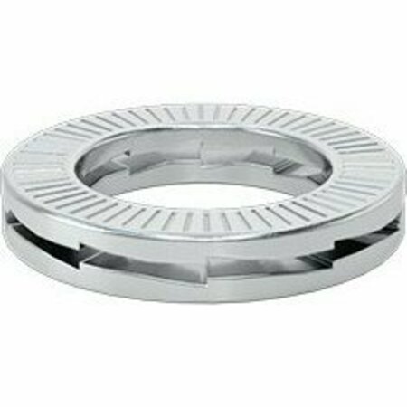 BSC PREFERRED Zinc-Flake-Coated Steel Wedge Lock Washer for 3/8 Screw Size 0.41 ID 0.65 OD, 20PK 91074A131